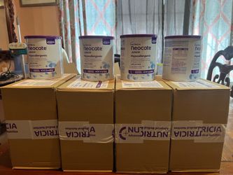 $400 for 4 boxes (16 cans) Neocate Junior Unflavored Formula