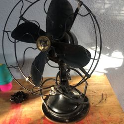 Antique Osculating Desk Fan