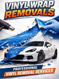 Vinyl wrap removal