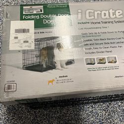 Double Door Dog Training Crate
