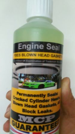 Engine seal mcp steel seal permanent fix head gasket and block leaks