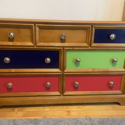$195: Beautiful Dresser Bureau With Interchangeable Panels!