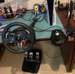 Logitech G29 Racing Sim, Pedals, Shifter, and Hand Brake