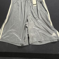 Aiddidas Basketball Shorts Grey