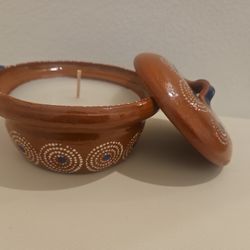 Beautiful Mexican Candle Made with  Beeswax! 