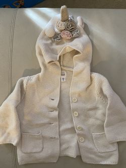 Unicorn Outfit Long Sleeve and Leggings- Pink And Gray With Jacket