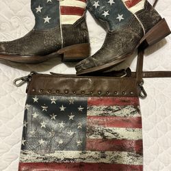 Boot Barn Boots and Purse