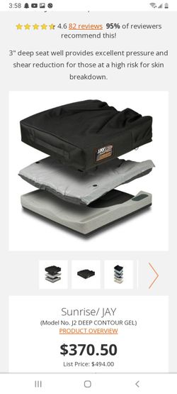 Jay 2 Wheelchair Seat Cushion