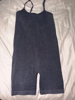 Grey jump suit