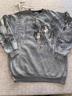 Forest Glen Wolf pack sweater