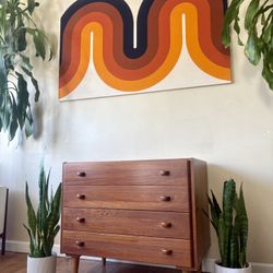 Charming Danish Teak Dresser