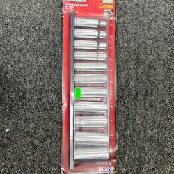 Husky 11 Pie es Deep Socket Set-SAE 1/2
