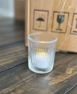 Votive candle holders & candles
