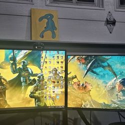 Sceptre Dual Gaming Monitors And Monitor Arm