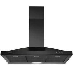 New SNDOAS 36 in. 450 CFM Ducted Wall Mount Stainless Steel Kitchen Range Hood in Black