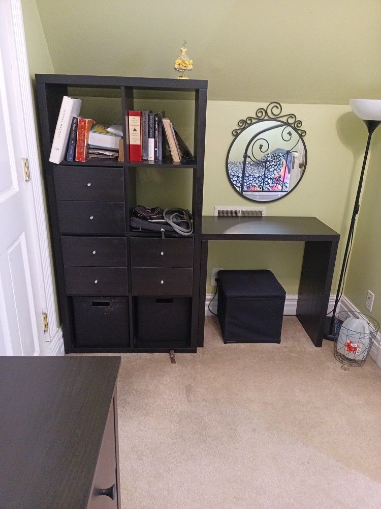 Desk, Book Shelf