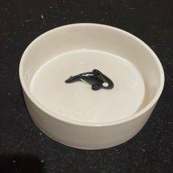 Ceramic Orca Water Bowl