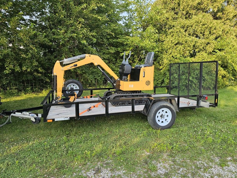 Brand New Mini Excavator  And Trailer Package