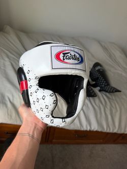 Fairtex Headgear HG10 White L size
