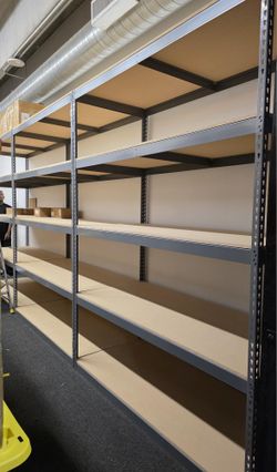 Boltless Shelving 5 Tier 72 in W x 30 in D Storage Racks Similar to Uline Stronger Than Homedepot Lowes and Costco Delivery Available