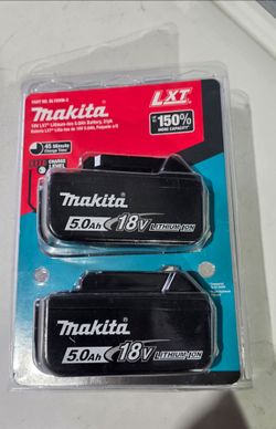 Makita 5.0 batteries Battery New Nuevo