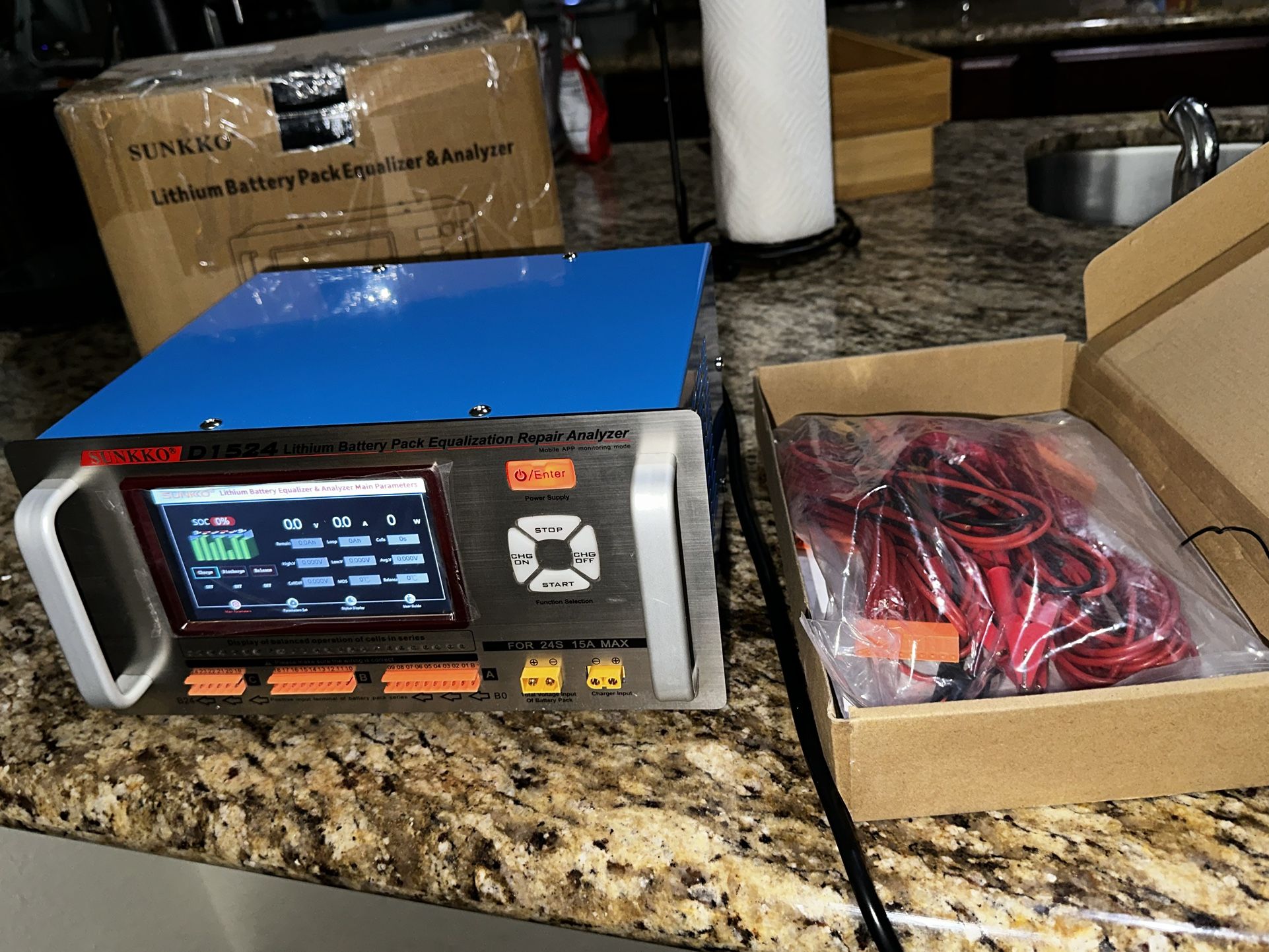 Sunkko D1524 Lithium Battery Pack Equalization Repair Analyzer ($539 Retail)