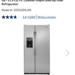 Brand new GE refrigerator on sale(with Warranty)