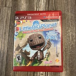 LITTLE BIG PLANET Sony Playstation 3 - PS3 - GAME OF THE YEAR EDITION - w/ Case
