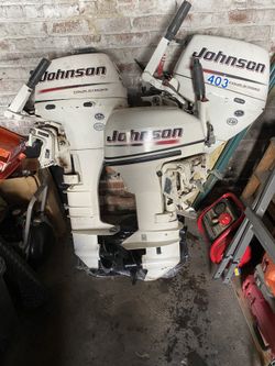 2# Lot Johnson 15hp Boat Motors