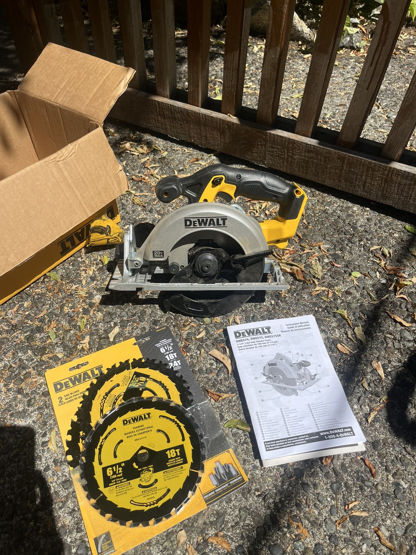 Dewalt 20v 6.5 Inch Circular Saw