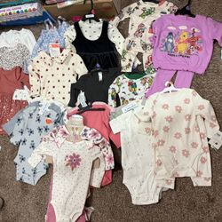 Girls Size 12-18 Months All New With Tags 