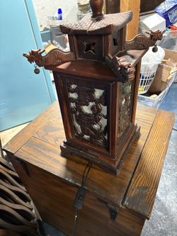 Authentic Chinese Carved Dragon Lantern Lamp – $75 OBO - (Downtown/Bigalow)
