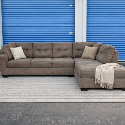 Gray Sectional Couch Sofa