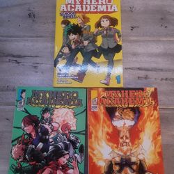 My Hero Academia Vol 21, 22 + Extra Book