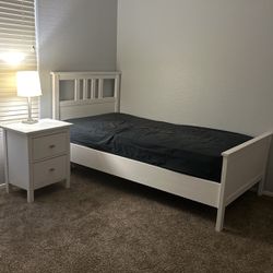 White Twin Bed Set 