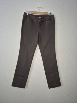 NWOT Christopher And Banks Women's Gray Signature Slimming Jeans Size: 8 Average