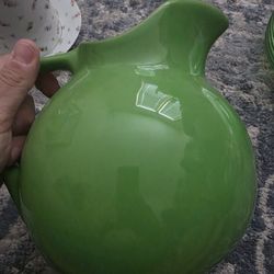 1940s Hall Pottery Pitcher 
