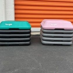 Yes4All 16"x16" Adjustable High Step Aerobic Platform with 4 Risers, Height-Adjustable 4"-6''-8''-10''-12" $40 Each.