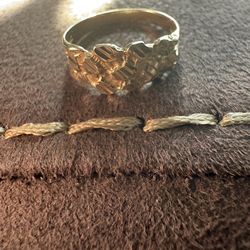 14k Nugget Ring