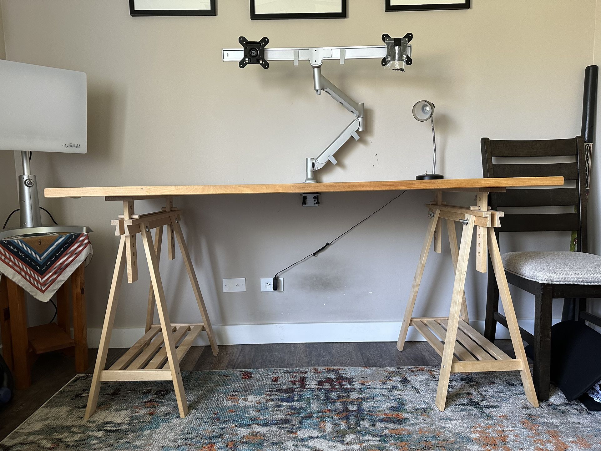 Dual Monitor Desk Mount (monitor screws included)
