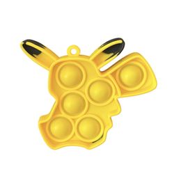 Pokemon Pikachu Pop It Fidget Toy Silicone Sensory Stress Reliever