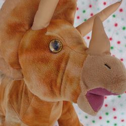 Build A Bear Triceratops Dinosaur Plush 2015 17" BAB
