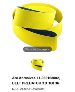 Arc abrasives