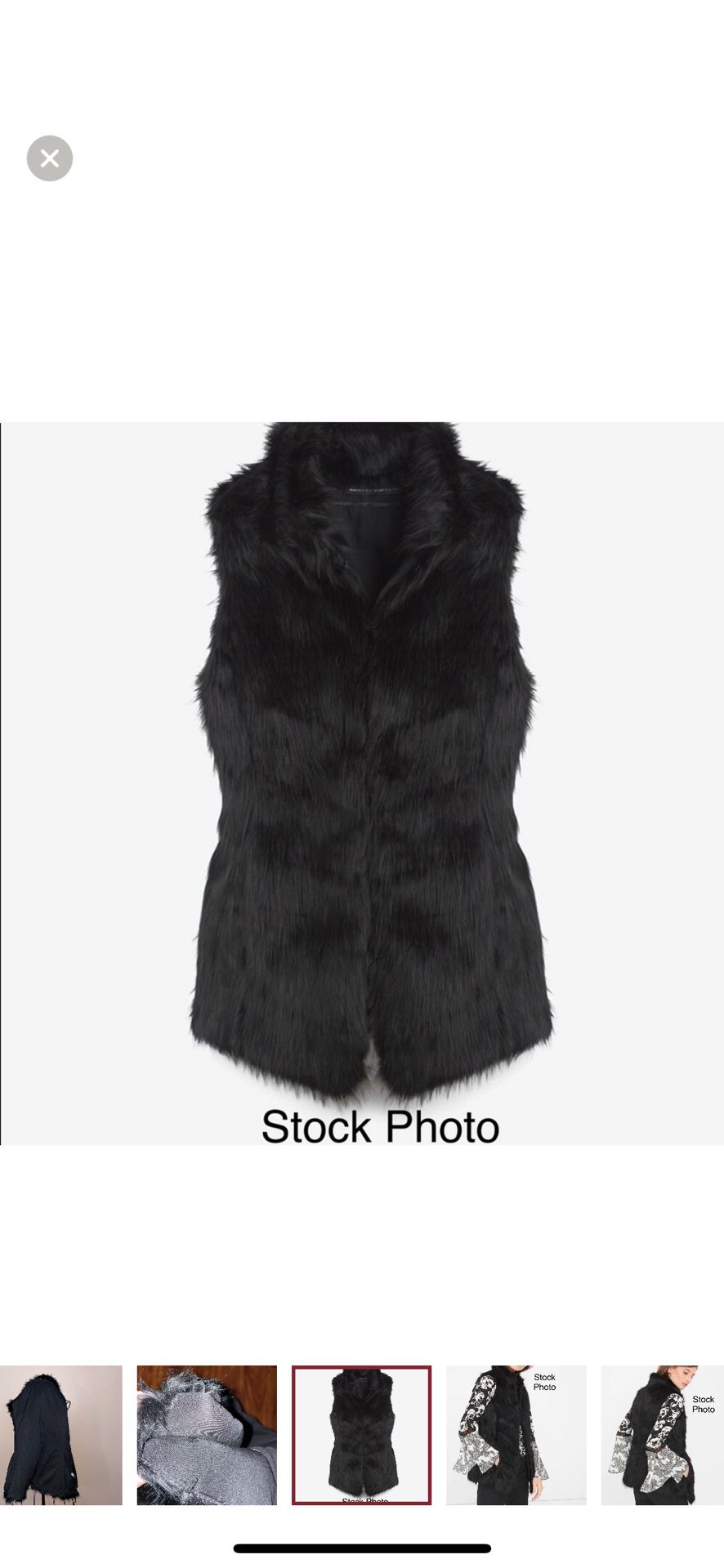 White House Black Market Faux-Fur Vest Style: (contact info removed)26 Size M