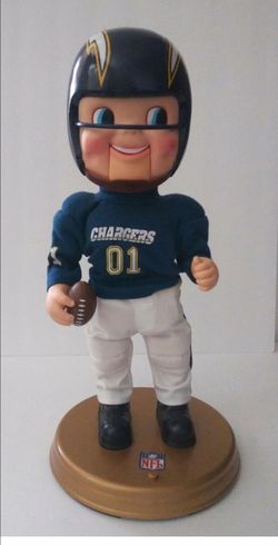 Vintage Animated NFL San Diego LA Chargers Football Player Figure  *READ INFO*