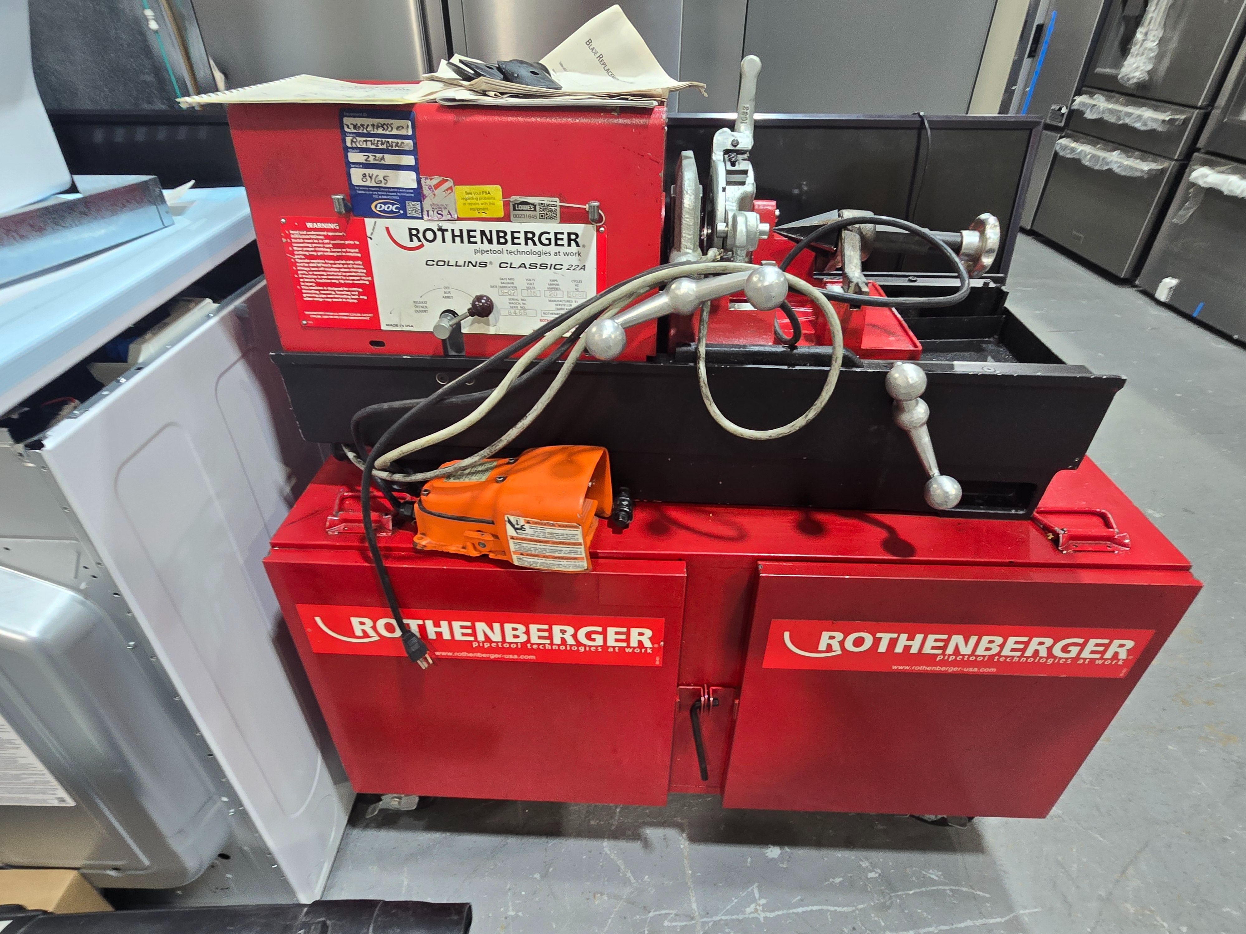 Rothenberger Pipe Threader