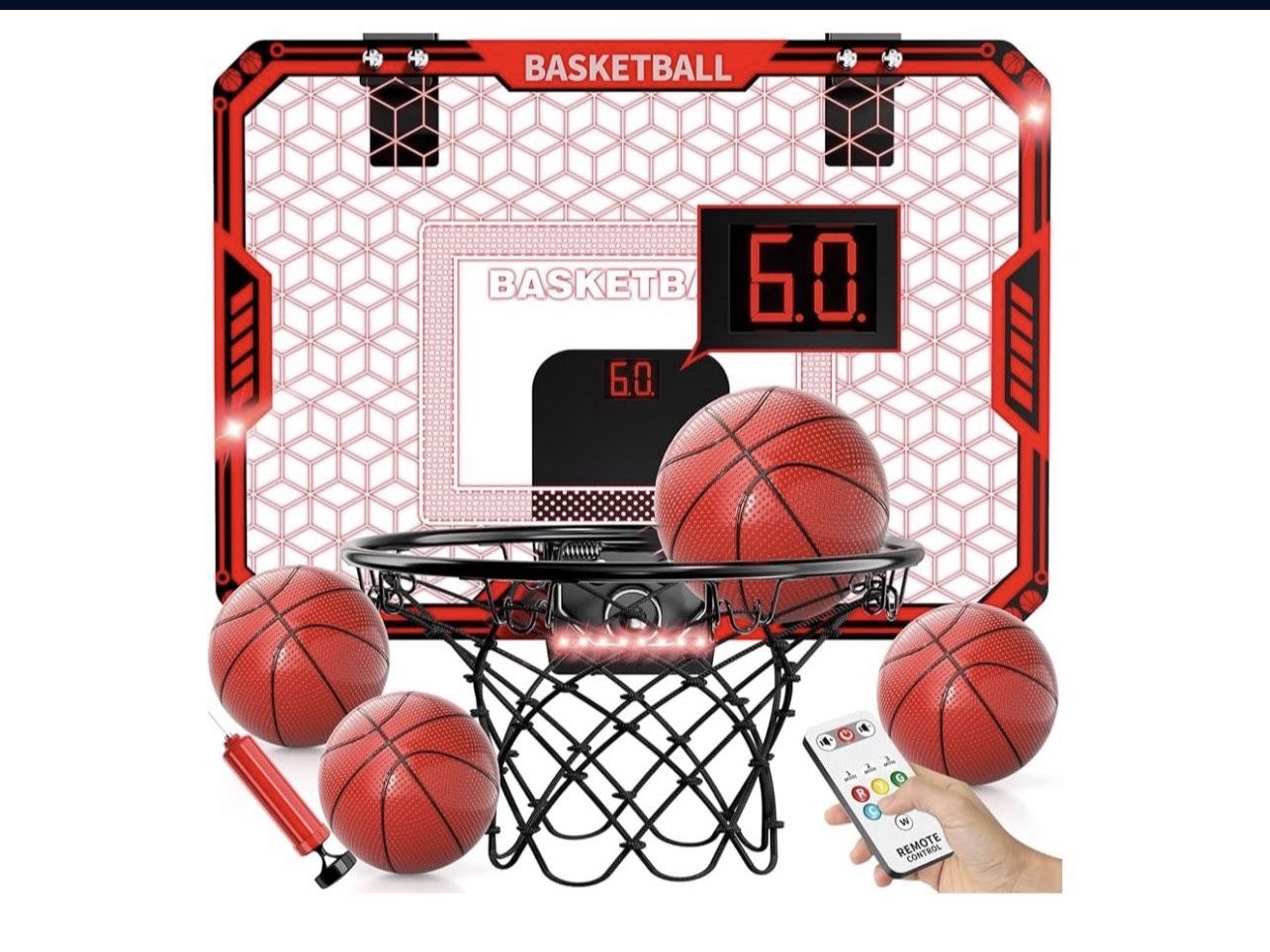 LED Light Basketball Hoop