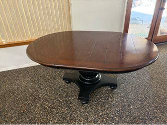 Table fits six chairs for $100 SERIOUS BUYERS ONLY