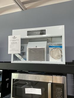 30” Range Hood in White