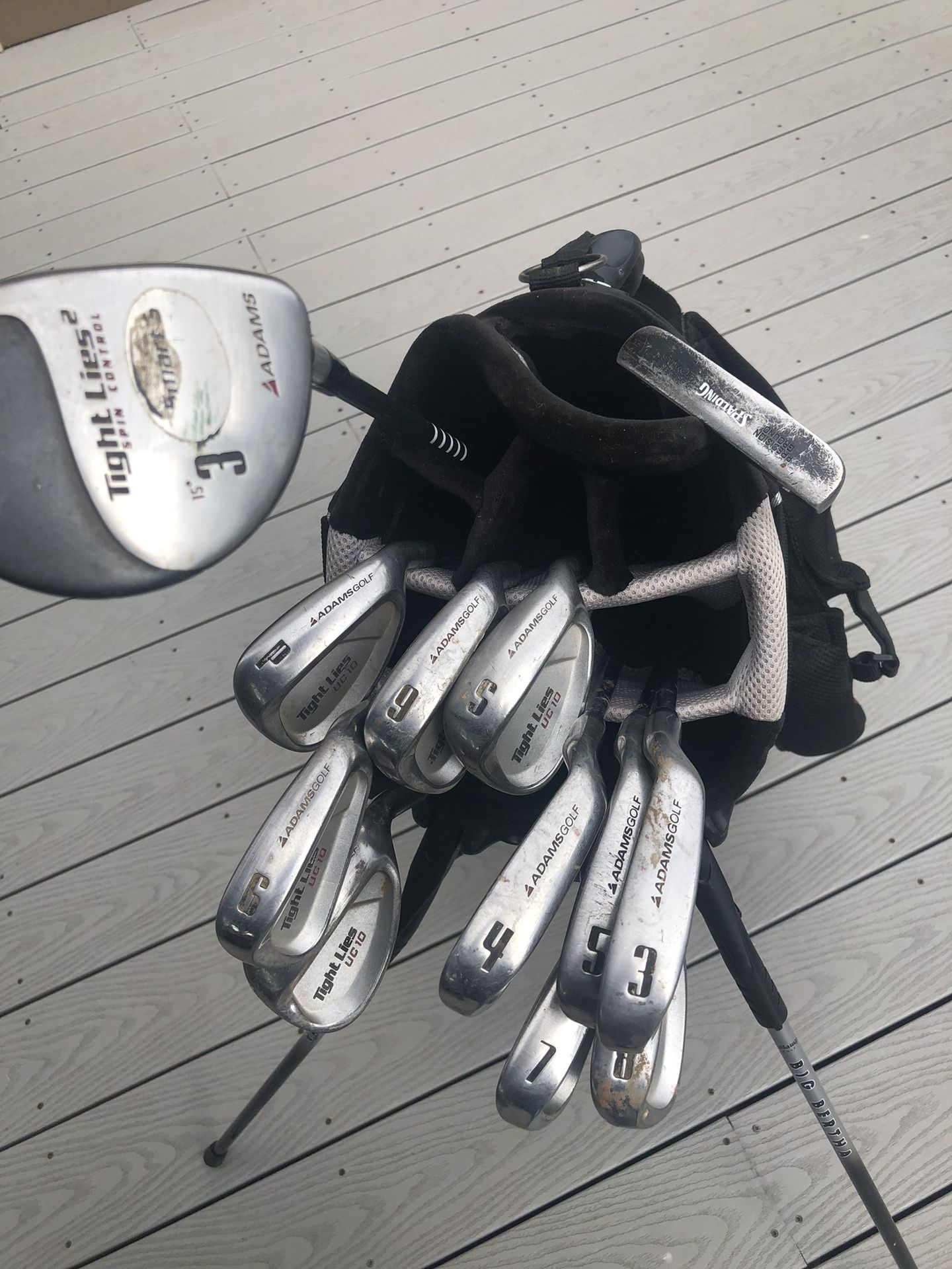 Golf Bag And Clubs